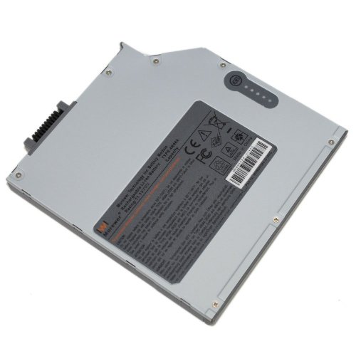 Morewer New Laptop Battery for Dell Latitude D500 D505 D510 D520 D530 D531 D600 D610 D620 D630 D631 D800 D820 D830 Modular Bay/Second-line Media Bay Battery (Li-ion 11.1V 6-cell 48Wh)