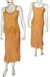 Girls Skirt Set in Rayon Embroidery Womens Casual Sundresses Size P (skts018)