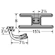 H-Shaped Twin Cast Iron Burner Special Venturi