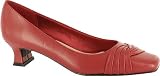 Easy Street Women's Tidal Mid Heel Shoes,Red,9 W US