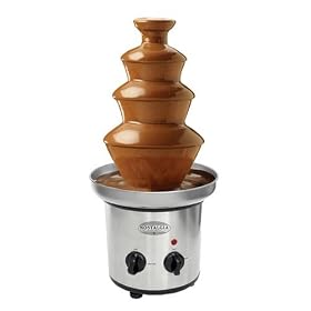 Nostalgia CFF-990 Stainless-Steel 3-Tier Chocolate Fondue Fountain