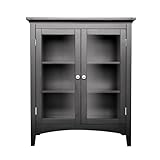 Elite Home Fashions 7633 Madison Avenue Double Floor Cabinet Dark Espresso
