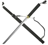 37 inch Full Black Ninja Sword