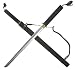 37 inch Full Black Ninja Sword (fls)