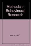Methods in behavioral research