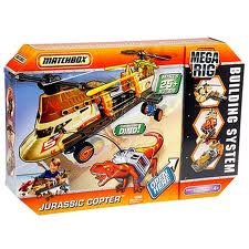 Matchbox Mega Rig Jurassic Copter Building System