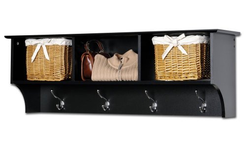 Sonoma Black Cubbie Shelf for Entryway - Prepac - BEC-4816