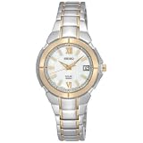 womens watch Seiko Women s SUT022 Two Tone Stainless Steel Analog Watch with Silver Dial Watch Watch womens watch