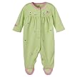 Newborn Girls' Just One Year Floral SNP - Light Green
