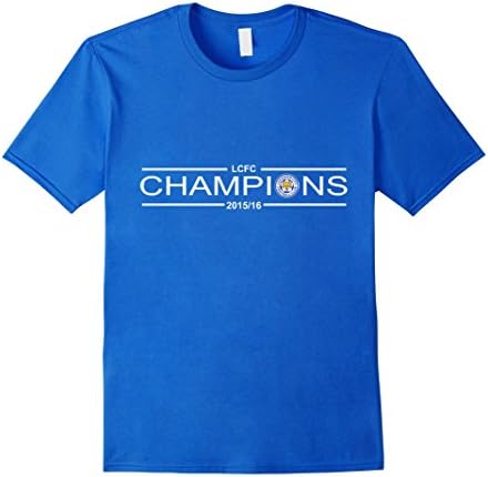 Men's LCFC Champions 2015-2016 2XL Royal Blue