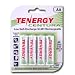 Tenergy Centura AA Low Self-Discharge (LSD) NiMH Rechargeable Batteries, 1 Card 4xAA