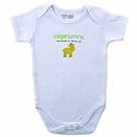 Luvable Friends Zodiac Bodysuit Capricorn, White, 0-3 Months