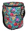 Tropical Floral Flowers Wine or Picnic Tote Insulated 3 Bottle Wine Cooler Bag Great Unique Gift Idea