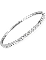 CLK Diamond 18K White Gold 0.45CTW Diamond Bracelet