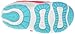 Stride Rite Made2Play Toddler and Little Girls Aqua Water Shoe