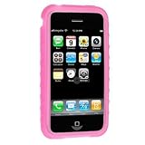 iPhone 3G ONLY Rubber Silicone Skin Case Cover Hot Pink