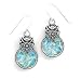 Ancient Glass Circular Earrings
