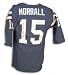 Earl Morrall Autographed/Hand Signed Custom Blue Jersey