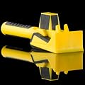 Constructive Eating Non Toxic Yellow Bulldozer Pusher Construction Utensils