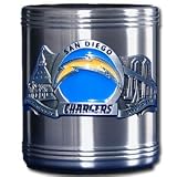 San Diego Chargers Stainless Steel Beverage Can Cooler - NFL Football Fan Shop Sports Team Merchandise