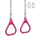 Swing Set Stuff Trapeze Rings and Chains with SSS Logo Sticker, Pink