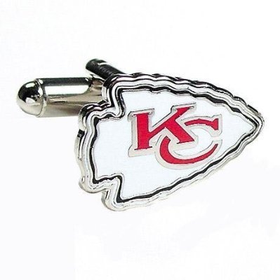 Kansas City Chiefs Cufflinks - NFL Football Sports Themed Formal Wear