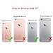 Klicnow Protective Cover for Apple iPhone 6, iPhone 6S case, Crystal Clear, Soft Gel Plating TPU Case 4.7 ONLY