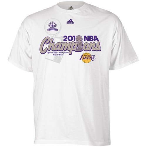 adidas Los Angeles Lakers 2010 NBA Champs Locker Room T-Shirt