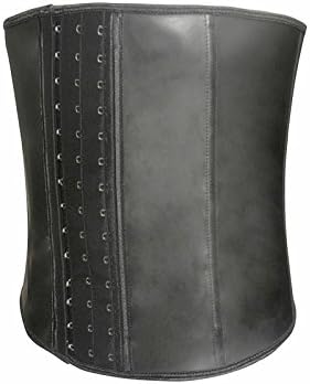 Colombia Men's Latex Waist Cincher Corset Slimming Fitness Trainers for Party BF Gift (L (Waist 37''-38''))
