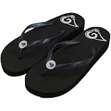 NFL St. Louis Rams Womens Wedge Flip Flops - Black (5/6)