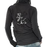 ONLY Tattoo Hood Sweat Jacke dunkel grau ONLY Tattoo Hood Sweat Jacke dunkel grau