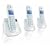 Philips CD4453S/05 Digital Cordless Phone With Answer Machine & HD Sound - Triple Handset