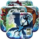Ben 10: Alien Force Square Dessert Plates Asst. (8 count)