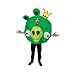 Paper Magic Unisex - Adult Angry Birds King Pig Costume, Green, One Size