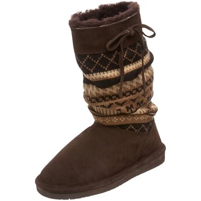 Buy BEARPAW Ladies Aztec Knee-High Fau Fur Boot by Bearpaw