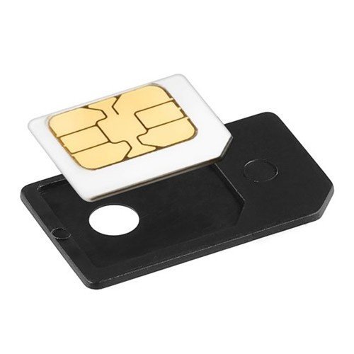 SODIAL- Micro SIM Card Adapter, Black