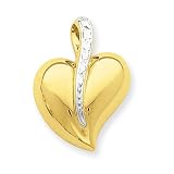 14k Heart with Swirl Charm