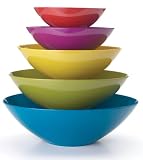 Precidio 5-Piece Nesting Serving Bowl Set, Multi-Color