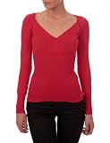 Morgan Faux Cache-Coeur - Pull Manches Longues Col Rond - Femme