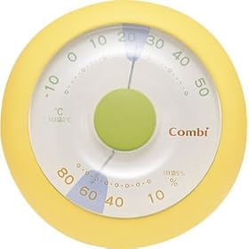 【クリックで詳細表示】コンビ ベビーレーベル 温湿度計 LT