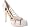 Pure White/Bronze Patent/Metallic Snake