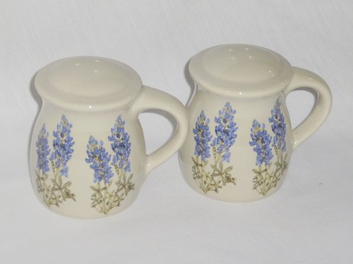 Buy 4″ Belly Salt and Pepper Shaker Set with Bluebonnets
