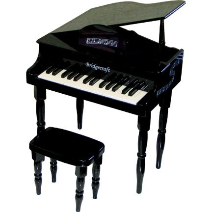 30 Keys Baby Grand Piano - Black Color