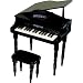 30 Keys Baby Grand Piano - Black Color