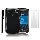 BLACKBERRY SLIDER 9800 TORCH GEL CASE - BLACK