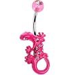 Pink Hot Pink Gem IZZY LIZZY Belly Ring