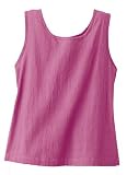 Crinkle Cotton Tank