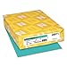 Exact Brights Paper, 8 1/2 x 11, Bright Aqua, 20lb, 500 Sheets