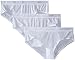 Calvin Klein Women's 3 Pack Lightweight Micro Hipster Panty, White, Large