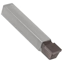 American Carbide Tool Carbide-Tipped Square Nose Utility Tool Bit, Neutral, C4 Grade, 0.375" Square Shank, C 6 Size